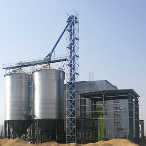 Silo à cône 55 tonnes 200 m3 mini silo réservoirs capacité de stockage de blé 10 tonnes silo de maïs à vendre stockage de céréales 5 tonnes - Product Image 2