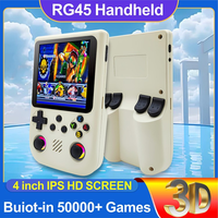 Console de jeu portable rétro RG45, écran IPS HD de 4 pouces, appareil de jeu portable, plusieurs jeux rétro classiques intégrés