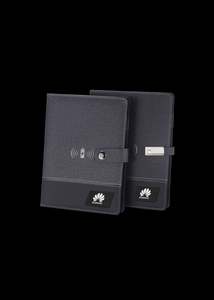 Libreta Creativa A5 para Negocios, con Banco de Energía, Cargador Inalámbrico y Memoria USB de 8G con Logotipo LED, para Regalos Personalizados - Product Image 2