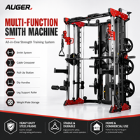 Equipo de Gimnasio Comercial Todo en Uno: Máquina Smith, Entrenador Funcional, Power Rack y Cable Crossover