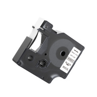 Cassette 45803 de haute qualité 19mm D1 Compatible noir sur blanc pour étiqueteuse Dymo et rubans d'imprimante