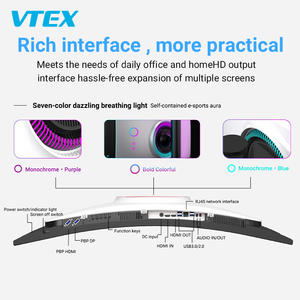 Vtex gamer 34 אינץ 'מחשב שולחני מחשב שולחני עם 4k מעוקל איאו המשחקים צג מסך זול המשמש מוצר - Product Image 6