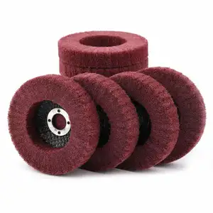 5-Piece Metal Abrasive Polishing Buffing Wheel 4-1/2" Flap Discs For Angle Grinder For Abrasive Tools Category