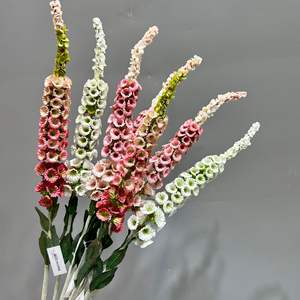 Stelo di <span class=keywords><strong>Fiore</strong></span> Artificiale Realistico Premium, Finto <span class=keywords><strong>Digitalis</strong></span> per Decorazioni Centrotavola Casa e Matrimoni, Vendita all'Ingrosso - Product Image 4