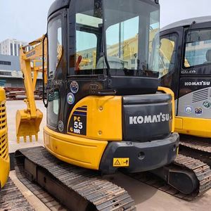 Excavatrice d'occasion en bon état, Komatsu PC55 Mini, fabrication japonaise, 5 tonnes, 6 tonnes, PC55MR-2, PC55MR, excavatrices d'occasion en vente - Product Image 1