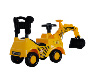 2-4 साल के बच्चों की चार पहिया सहायता वाहन, खुदाई मॉडल खिलौना कार - Product Image 4