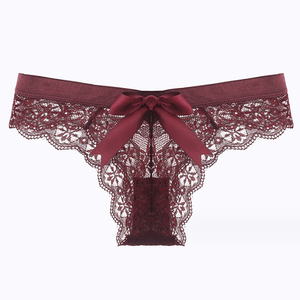 Pronto per la spedizione di un pezzo di Design da <span class=keywords><strong>donna</strong></span> triangolo biancheria intima brasiliana in puro cotone pizzo perizoma maglia biancheria intima - Product Image 6