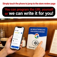 Autocollant NFC de table avec connexion rapide sans application, connexion à une touche, puce 1K 13,56 MHz pour restaurants et commerces de détail
