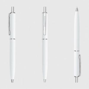 Stylo bille promotionnel en métal mat à action clic, avec pointe à bille uniforme et logo, idéal pour hôtels, hôpitaux et entreprises - Product Image 6