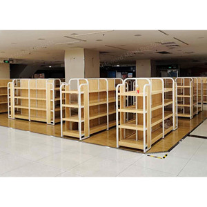 Cửa hàng tiện lợi hàng hóa Kệ nhiệm vụ ánh sáng siêu thị cửa hàng trưng bày kệ gỗ kệ giá - Product Image 5