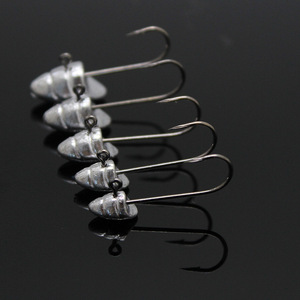 Échantillons gratuits 1,5g 2,5g 3,5g 5g Cucharas De Pesca Triangle Head Lead Fish Hook Micro-<span class=keywords><strong>mini</strong></span> Lure Soft Bait Hook Worm Single Hook - Product Image 3