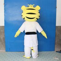 Funtoys Usine Directe Vente Costume de Mascotte de Tigre de Karaté Nouveau Style sur Mesure