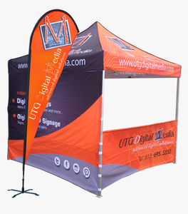 Gazebo Esagonale Pieghevole 3x3m di Alta Qualità, Impermeabile, Tenda Professionale per Fiere Commerciali all'Aperto - Product Image 6