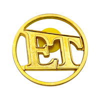 Personnalisé votre propre logo design mode personnalisé épinglette insigne en métal épingle en métal plaqué or insigne