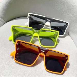 Moda PC marco UV400 Y2K personalizado al aire libre gafas de sol mujeres diseñador de lujo colorido playa sombra gafas de sol Gafas para regalo