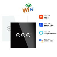 Interrupteur intelligent WIFI Tuya en ABS avec contrôleur de gradation 10A max. Interrupteur bipolaire actuel pour PC