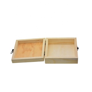 Unfinished Cheap Square <strong>Wooden</strong> <strong>Box</strong> Christmas Kids Gift Wood Coin <strong>Money</strong> Saving <strong>Box</strong> - Product Image 5