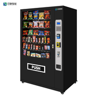 Máquina Expendedora de Snacks Multifila con Pago Digital y Selección Fácil de Productos para Oficinas y Campus