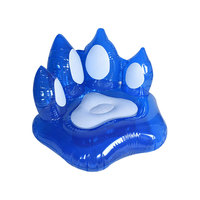 Jouets d'animaux gonflables personnalisés patte de chat gonflable piscine flottante chaise de salon Camping en plein air canapé gonflable