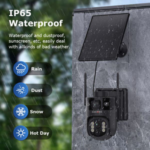 SECTEC 4G AOV عدسة مزدوجة 6MP واي فاي بطارية شمسية لاسلكية آي تتبع الحركة كشف PTZ للأماكن الخارجية IP66 SECTEC - Product Image 5