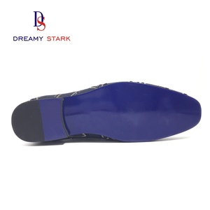 Spring New Handmade High Quality Fashion <b>Drilling</b> Design Leather Suede Custom Logo Brand Original Men Slip-On Light Dress Shoes - Product Image 6