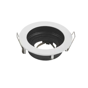 Portalampada unidirezionale bianco, ideale per l'illuminazione focalizzata in spazi ridotti o per la decorazione d'interni. - Product Image 1