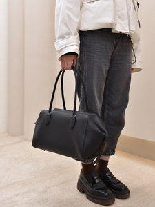 Châu Âu Và Mỹ Da Đen Thời Trang Boston Túi Đơn Giản Kinh Doanh Túi Xách Vai Duy Nhất Dual-Sử Dụng Của Phụ Nữ Túi - Product Image 4