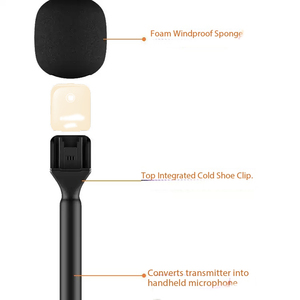 Adaptador Universal de Clip para Micrófono de Solapa Tipo C (Plástico) para Micrófonos Inalámbricos DJI y <span class=keywords><strong>Rode</strong></span> - para Entrevistas, Vlogs y Grabaciones - Product Image 2