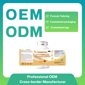 OEM Zerdeçal C3 Kompleksi Kapsülleri Kurkumin Takviyesi Zencefil ve Piperin Özü ile Bağırsak Sağlığını Destekler Doğal Yetişkinler İçin - Product Image 5