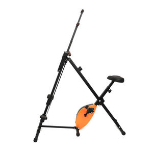 TODO Appareil de musculation pliable 2-en-1 en acier pour <span class=keywords><strong>vélo</strong></span>, capacité 120 kg, hauteur de <span class=keywords><strong>poignée</strong></span>/coussin réglable, poids de volant en fer en option - Product Image 3