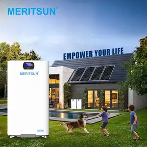 MeritSun 15kwh Almacenamiento de energía batería de estado sólido 48V Baterías de litio para sistema solar