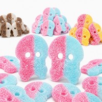 Halloween Special Zure Zweedse Snoepjes Schedelvormig Vegan Halal Gecertificeerd VS EU Conform Party Favour Novelty Gummy