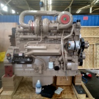 Mesin Asli 600hp Pendingin Air 6 Silinder Mesin Diesel KTA19-C600 Truk Tambang Belaz Dozer 75473 K19-C600 Starter Engkol
