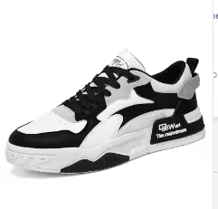 Nouvelles chaussures de course décontractées respirantes 2025, chaussures de papa blanches de haute qualité, semelle épaisse, chaussures de skate décontractées pour hommes, style de marche - Product Image 4