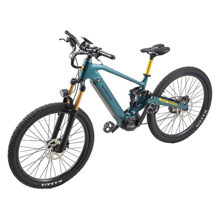 View of MX500 Full Suspension E-Bike with Lightweight Aluminum Frame Bafang Mid ...