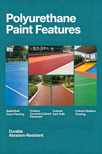 สีอะคริลิกสำหรับทำเครื่องหมายถนน ทนทานต่อการสึกหรอ ใช้สำหรับเคลือบเส้นจราจรและพื้น ทาด้วยลูกกลิ้งหรือแปรง สำหรับใช้งานในอุตสาหกรรม - Product Image 3