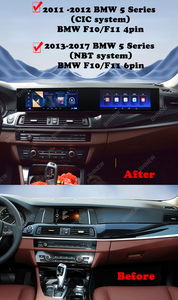 Radio de coche Android de doble pantalla de 21 pulgadas, reproductor de vídeo <span class=keywords><strong>Multimedia</strong></span> automático para BMW 5 Series F10 CIC NBT 4G Lte WIFI GPS - Product Image 4