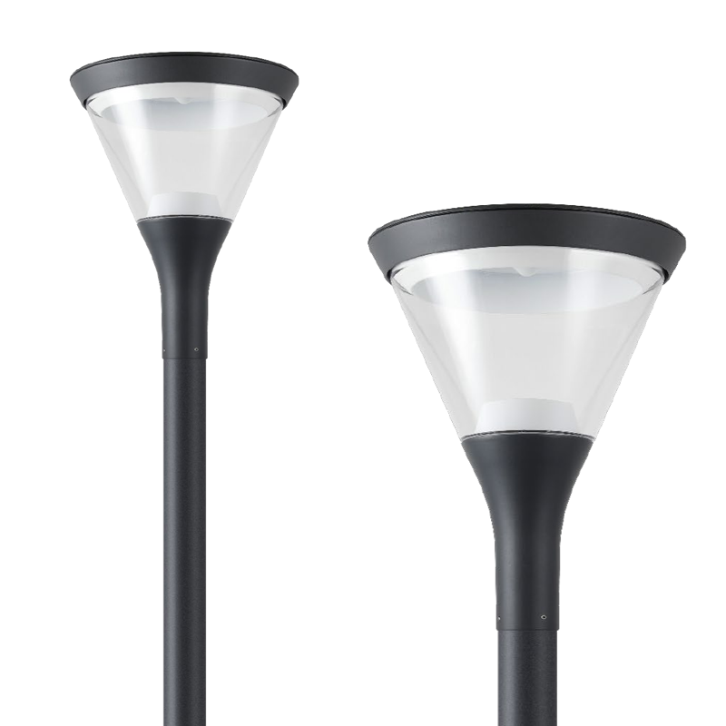 Modern Fashion Urban LED Garden Lighting IP66 Waterproof AC Die-casting Aluminum 50W Energy-Saving Remote Control Landscape Pole