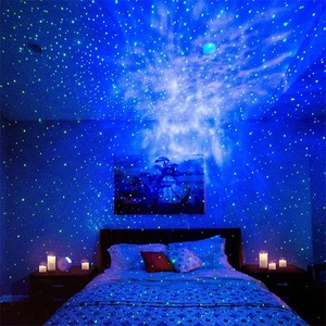 Lámpara Nocturna LED Moderna en Oferta, Proyector de Estrellas con Forma de Pentagrama, Conexión Eléctrica, Láser de Estrellas, Holograma - Product Image 6
