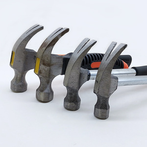 Mini marteau Hongzun à tête ronde de type griffe, outil à usage domestique avec manche en fibre recouvert de plastique - Product Image 2