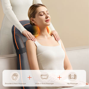 2024 portátil eléctrico hogar Japón masaje Shiatsu cuello y espalda cuerpo glúteos masaje cojín con calor y vibración - Product Image 5