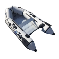 Bateau de pêche gonflable PVC Pedal Patrol 300 personnalisé avec logo d'usine, en aluminium durable