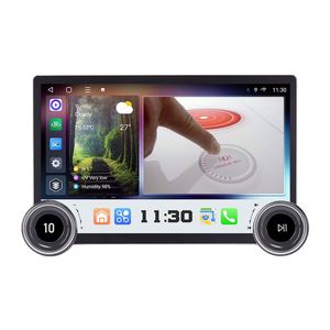 Reproductor de DVD Universal para Auto con <span class=keywords><strong>Android</strong></span> Auto, Doble Perilla, Pantalla LED de 10.1 Pulgadas 1280*720, Sistema <span class=keywords><strong>Android</strong></span> 12, Navegación para Auto de Alta Definición - Product Image 1