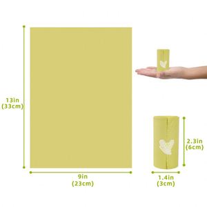 Sacs à déjections canines biodégradables et compostables anti-fuite en amidon de maïs avec distributeur, vente chaude OEM 2026 - Product Image 4