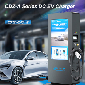 Nouvelle station de <span class=keywords><strong>recharge</strong></span> commerciale pour véhicules électriques DC à double chargeur de 3e niveau, 60 kilowatts, OCPP1.6, avec terminal de paiement - Product Image 6