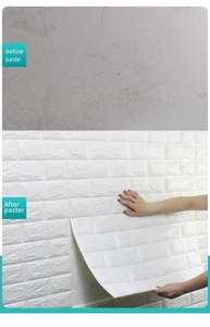 Çin fabrika üretmek sıcak satış duvar kağıdı 3d duvar kağıdı pe köpük 3d duvar kağıdı dekorasyon - Product Image 3