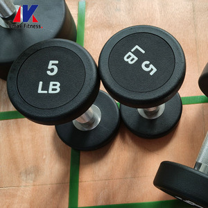 Haltères personnalisés avec logo, ensemble d'haltères de <span class=keywords><strong>10</strong></span> <span class=keywords><strong>kg</strong></span>, 5-100 lbs, équipement d'entraînement de force, haltères ronds en caoutchouc - Product Image 4