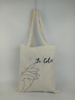 Sac fourre-tout réutilisable en coton recyclé, imperméable et tendance, promotionnel et économique, collection 2026