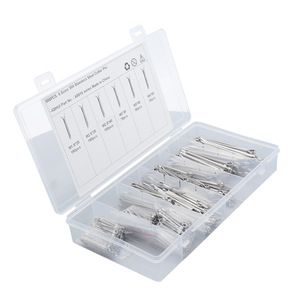 Iqihui 555Pcs Stainless Steel Cotter <b>Pin</b> Set 6 Sizes M1.5 To M4 General Use Safety <b>Pins</b> - Product Image 1