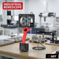 Caméra d'inspection endoscopique intelligente avec écran tactile de 8 pouces 360° °   Lumière LED articulée étanche IP67 de 6 mm pour le contrôle qualité